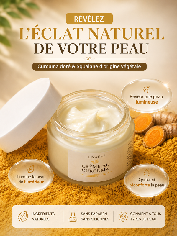 Crème au Curcuma- Éclat Naturel & Unifié kosmetica